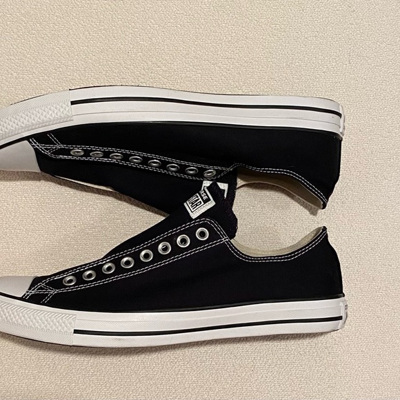 Converse Men's Black Slip-On Sneakers - Picture 5 of 7
